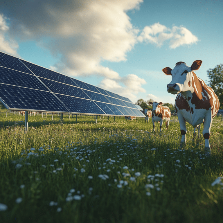 Agrivoltaïsme et élevage bovin